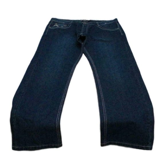 Marx & Dutch Unisex Jeans (40x32) Classic Fit Comfort Straight Legs Medium Wash - Picture 15 of 16